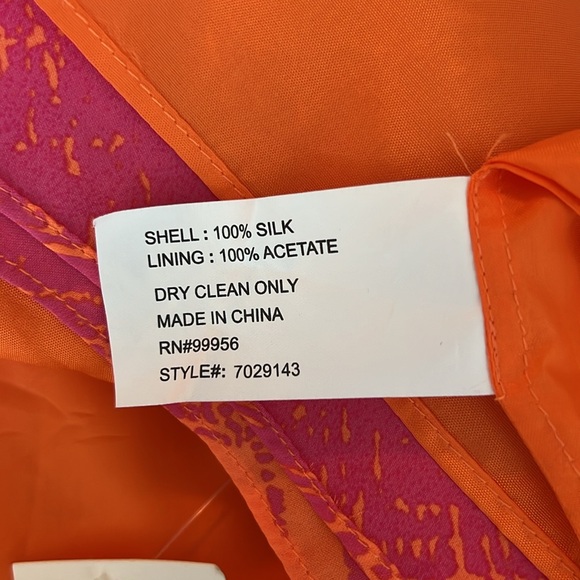 Shoshanna - Acacia Flames One Shoulder Silk Cocktail Dress - BNWT - Picture 16 of 16